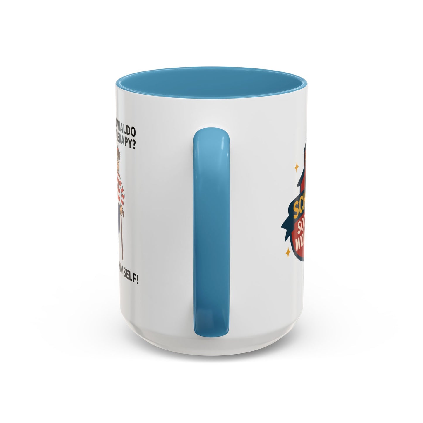 Waldo Therapy Accent Coffee Mug - Fun & Whimsical Drinkware for Coffee Lovers