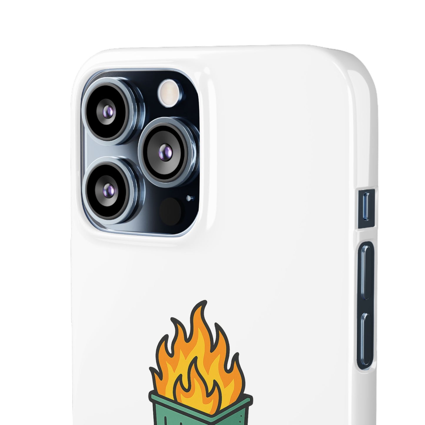 Phone Case — "I'm Fine, It's Fine" Dumpster Fire Design
