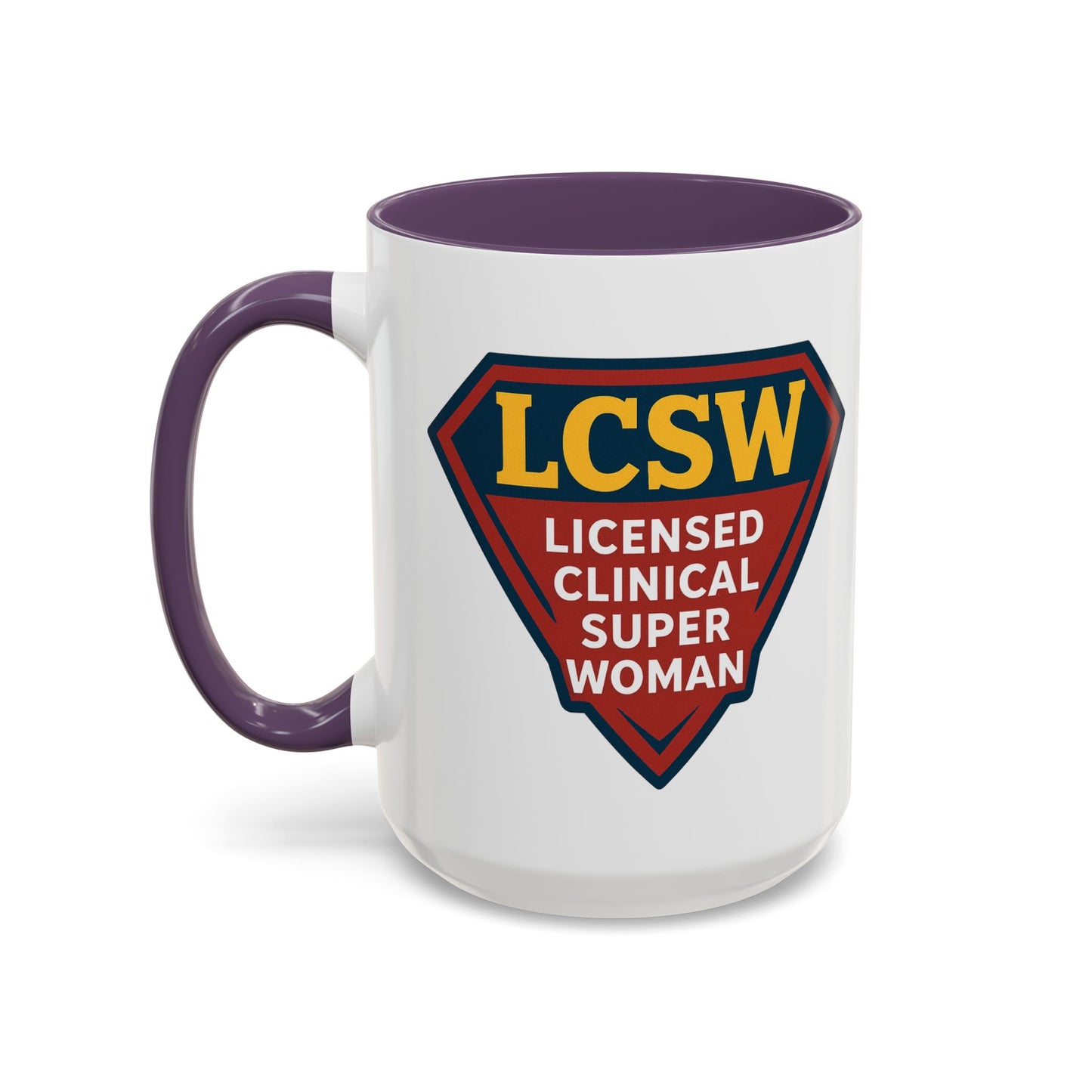 LCSW & School Social Worker Coffee Mug – Fueled by Coffee & Chaos (Various Colors)