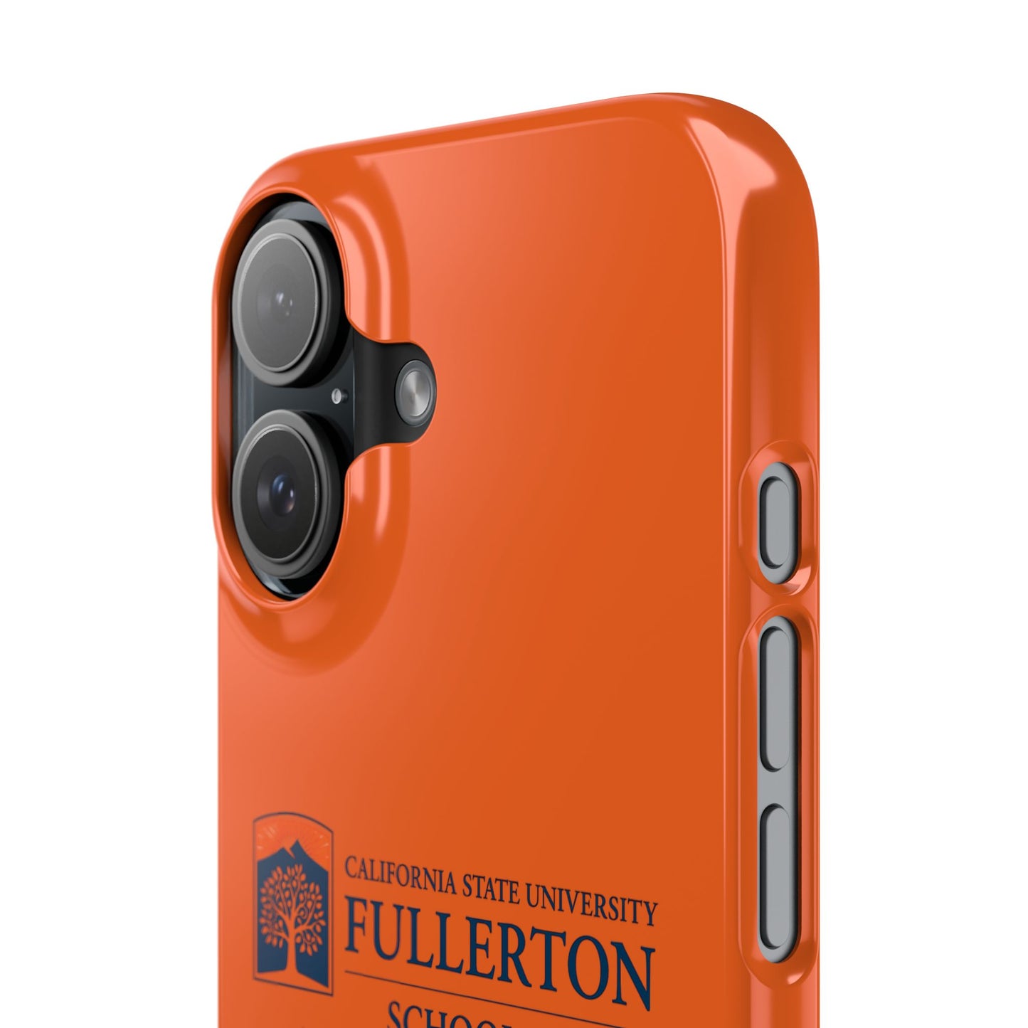 Cal State Fullerton University - Slim I-Phone Case - School of Social Work (Orange)