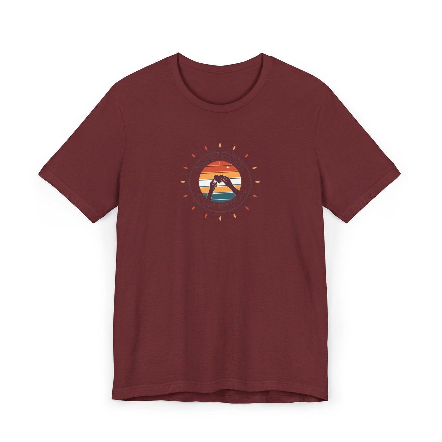 T-Shirt — Soul Worker Retro Sunset Graphic (Find Your Way) - Social Worker