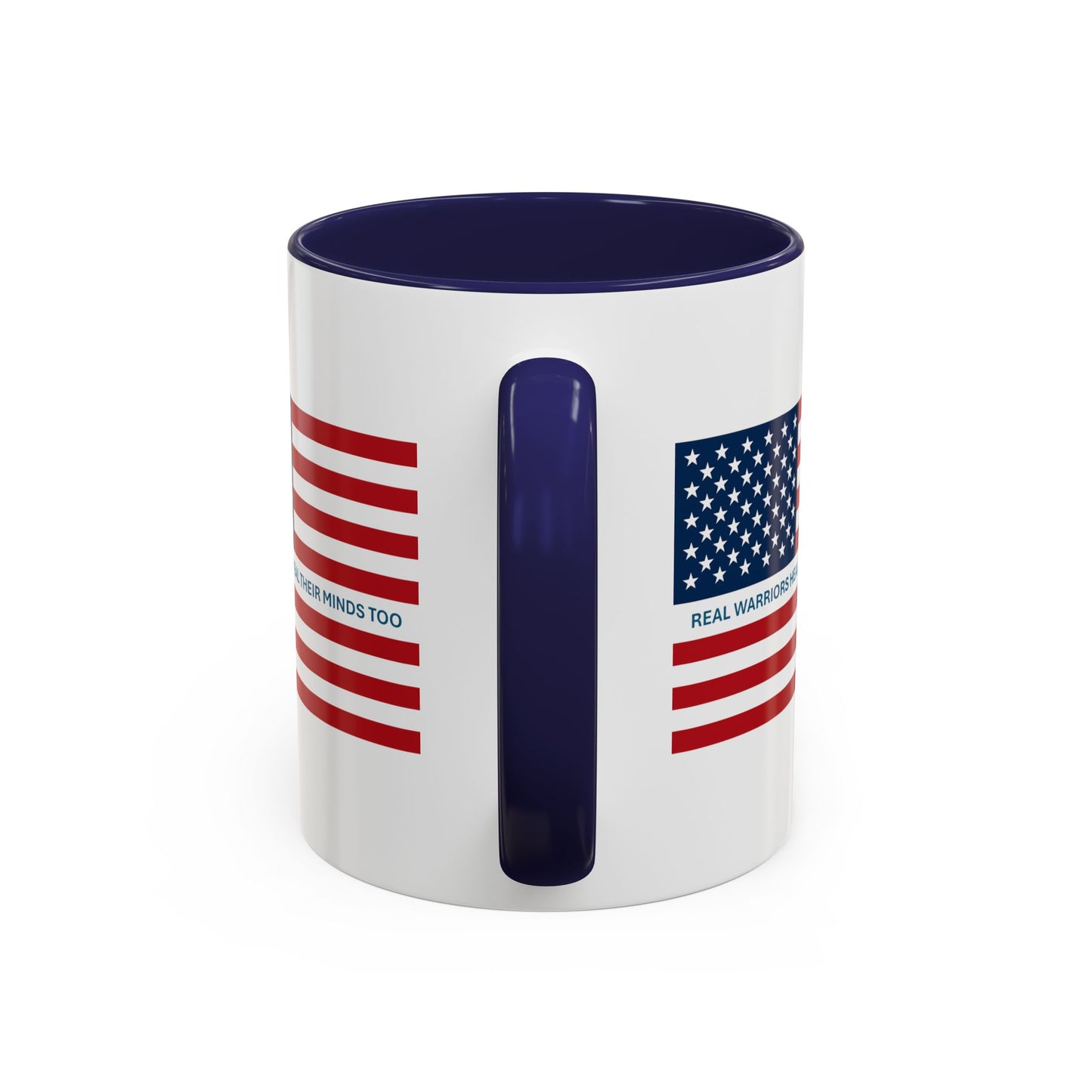 Military Social Work -Empowering Coffee Mug - "Real Warriors Heal Their Minds Too " - Perfect Gift for Advocates and Supporters