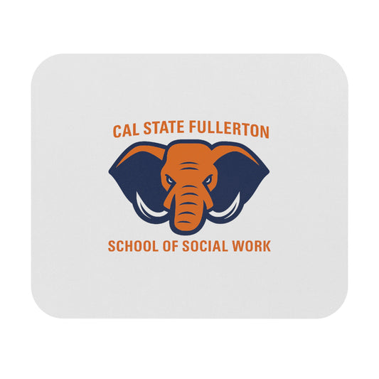 Cal State Fullerton School of Social Work Elephant Logo Mouse Pad