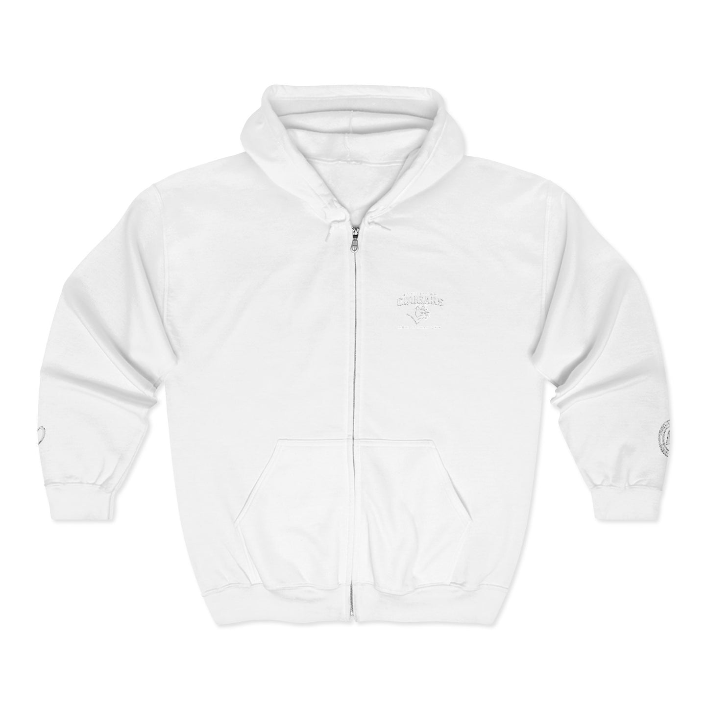 Azusa Pacific University- School of Social Work -Unisex Heavy Blend™ Full Zip Hooded Sweatshirt - Ultimate Comfort for Fans