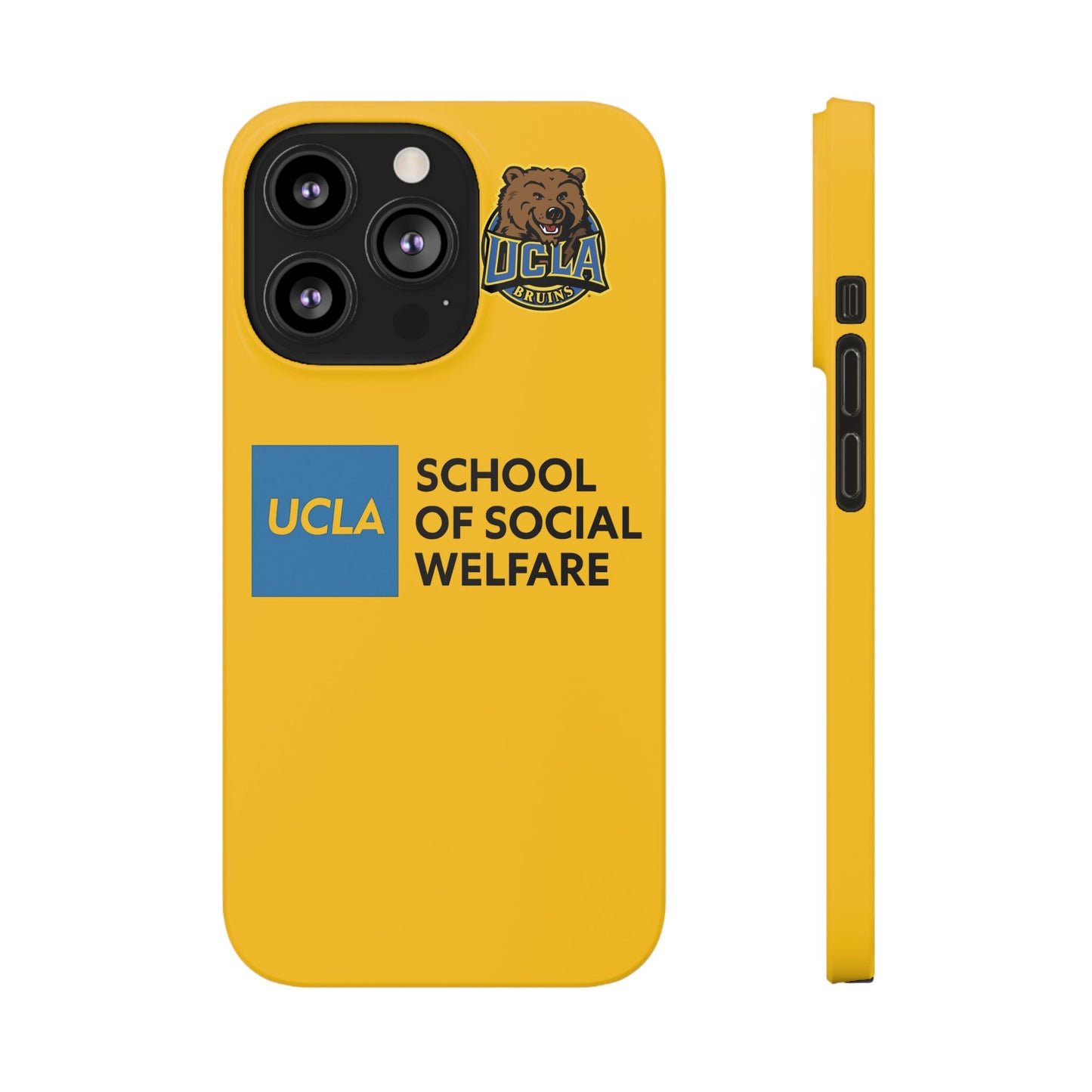UCLA Slim I-Phone Case - School of Social Welfare (Yellow)