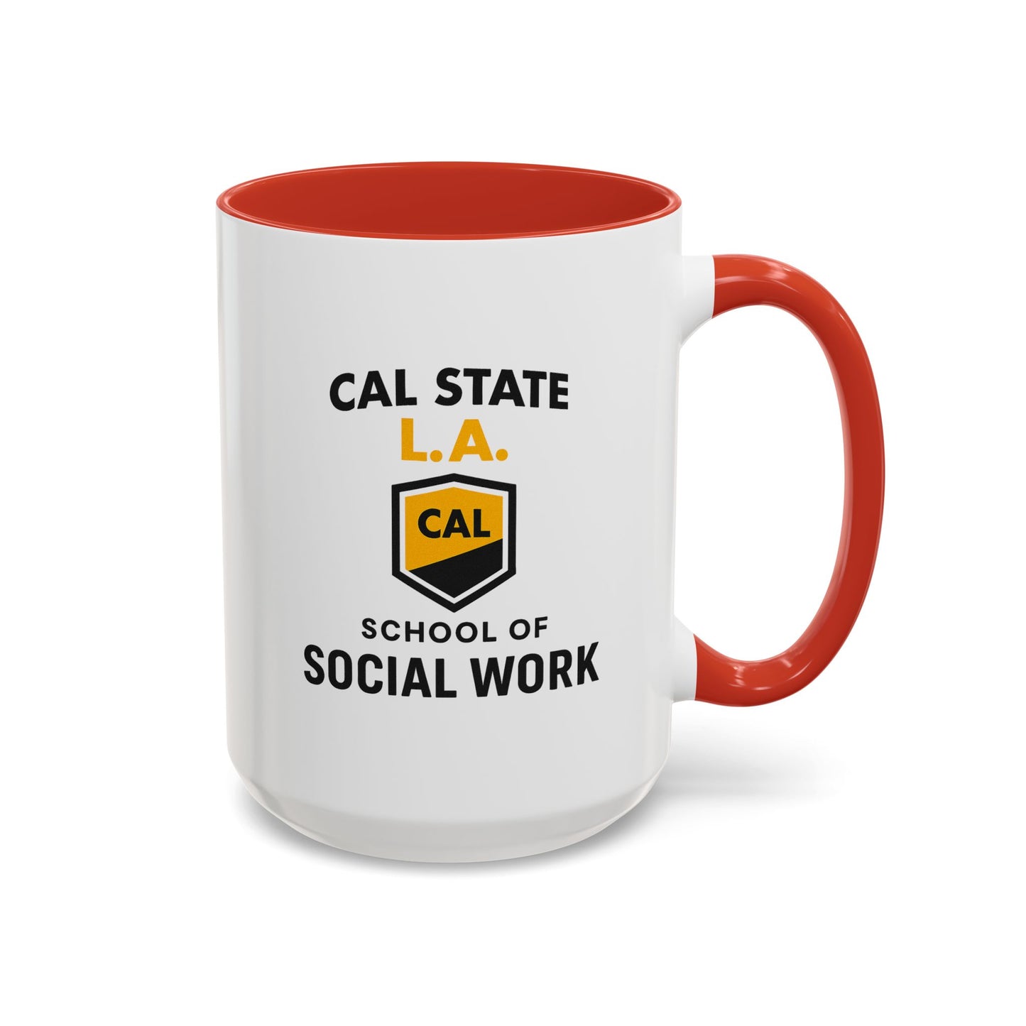 CSULA. - School of Social Work -Accent Mug - 15oz