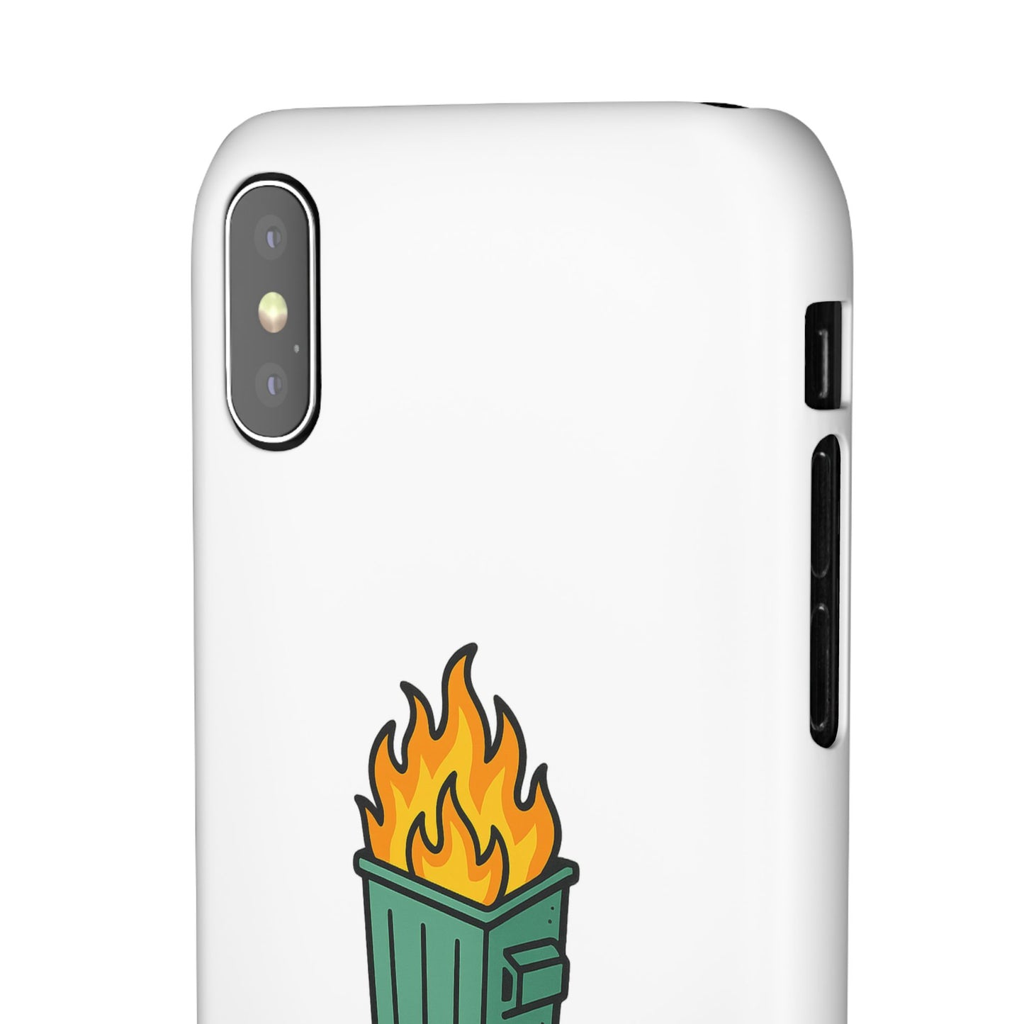 Phone Case — "I'm Fine, It's Fine" Dumpster Fire Design