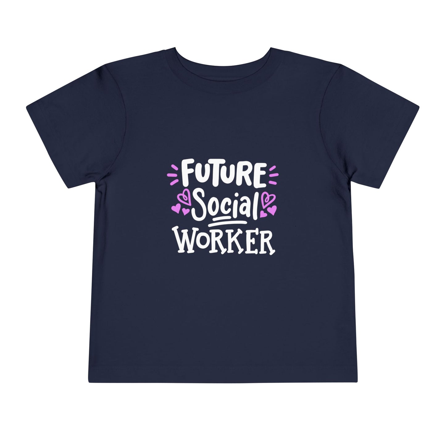 Toddler Tee — “Future Social Worker” Short Sleeve Shirt
