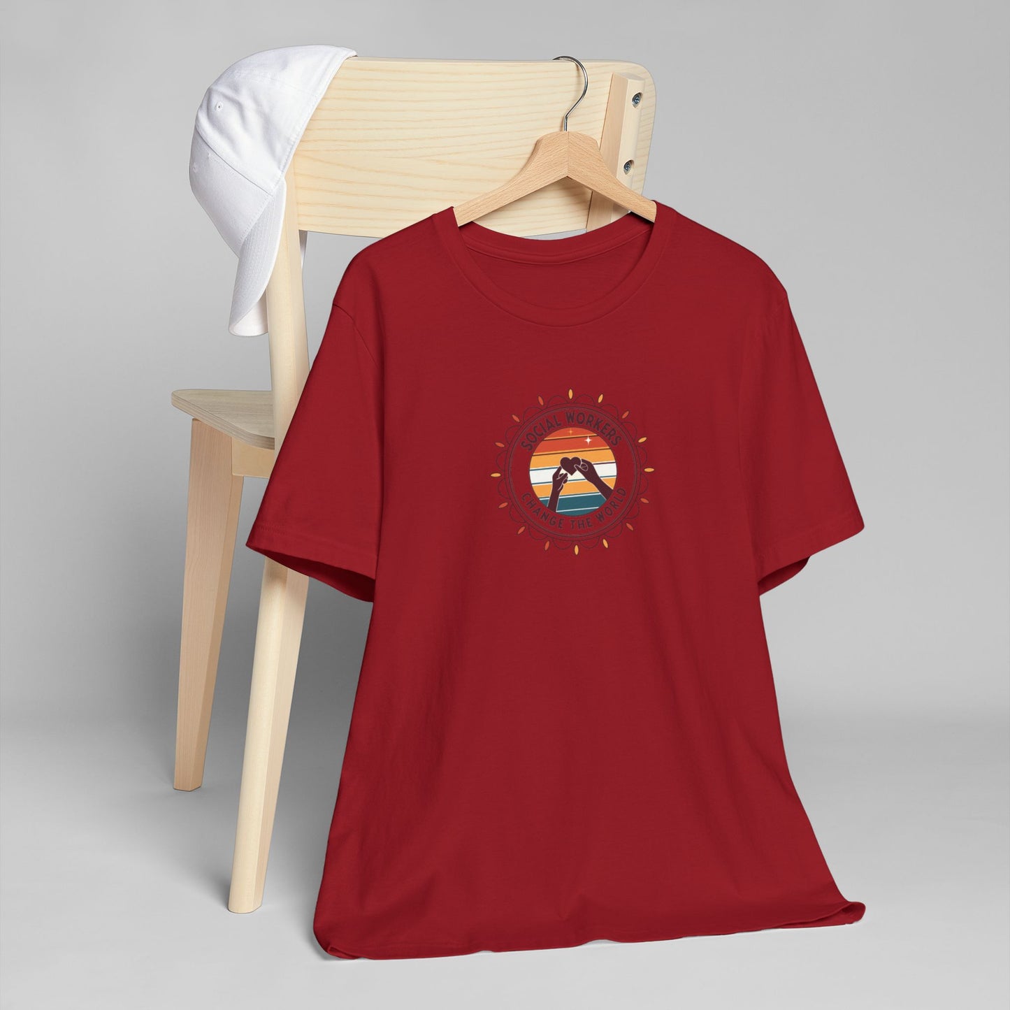 T-Shirt — Soul Worker Retro Sunset Graphic (Find Your Way) - Social Worker