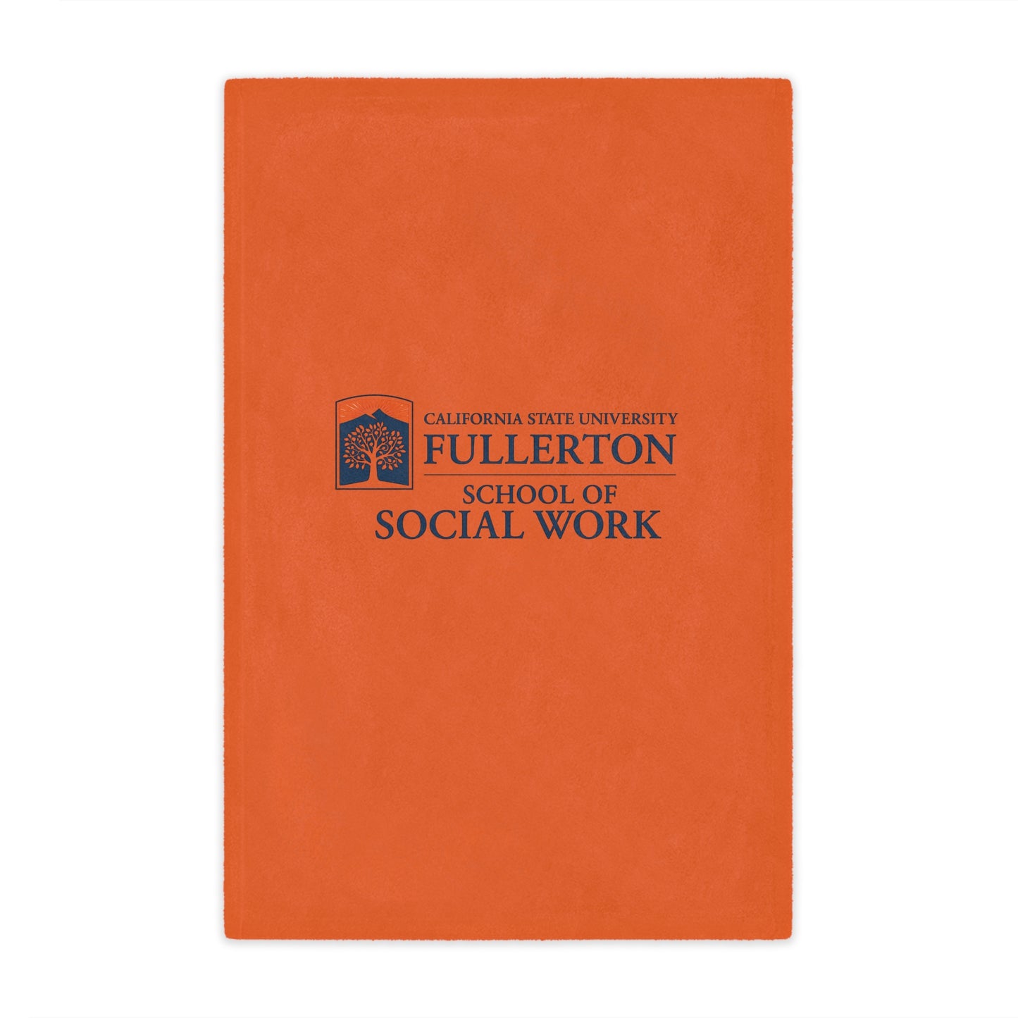 CSU Fullerton - School of Social Work Mini Blanket - Great for your office chair or your couch at home!