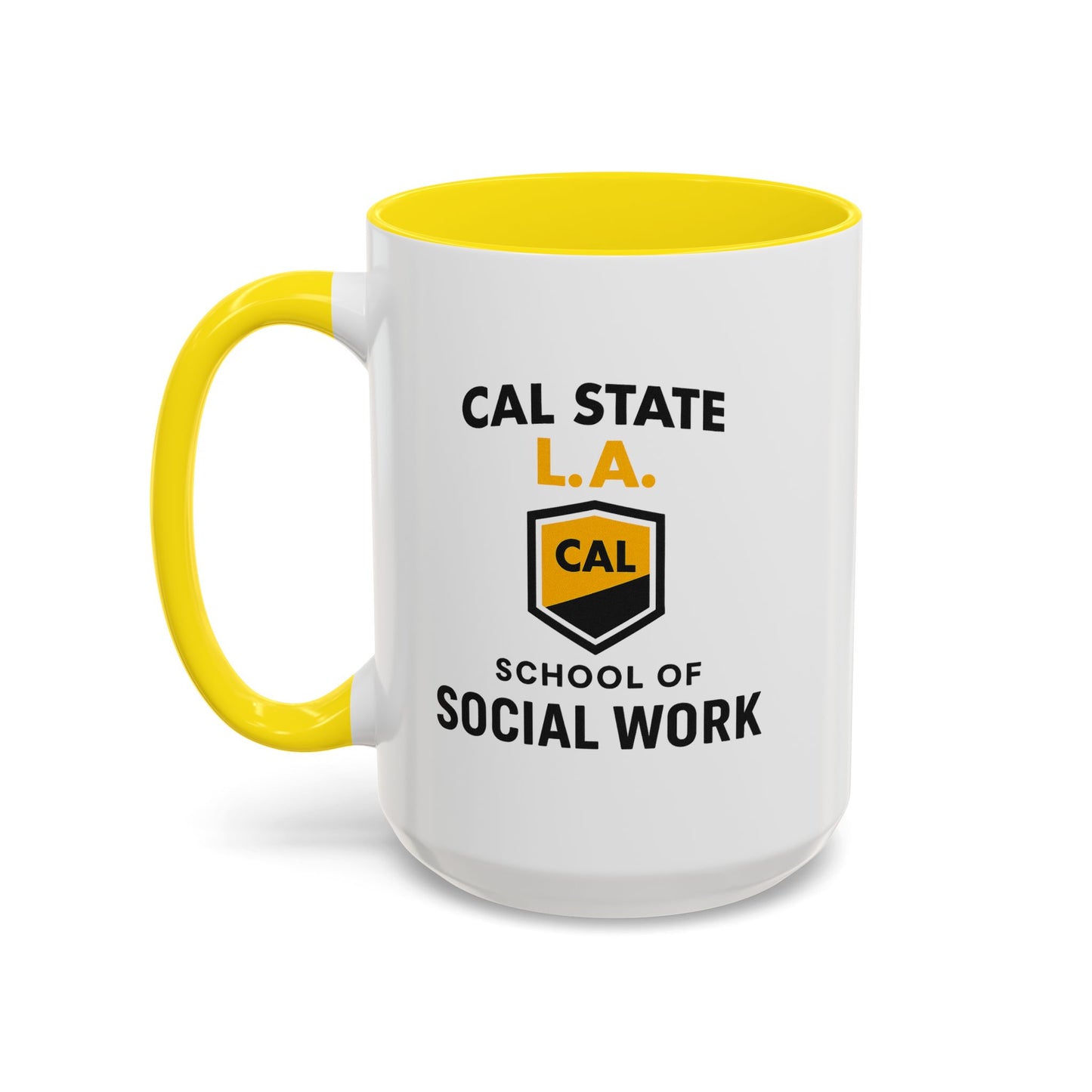 CSULA. - School of Social Work -Accent Mug - 15oz